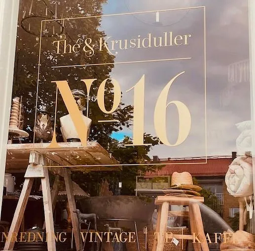 Butikens skyltfönster